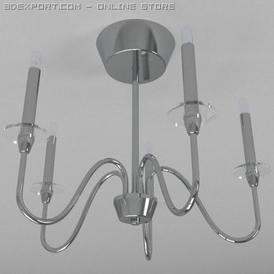 contemporary ceiling light 3D 模型 .c4d .max .obj .3ds .fbx .stl .blend 