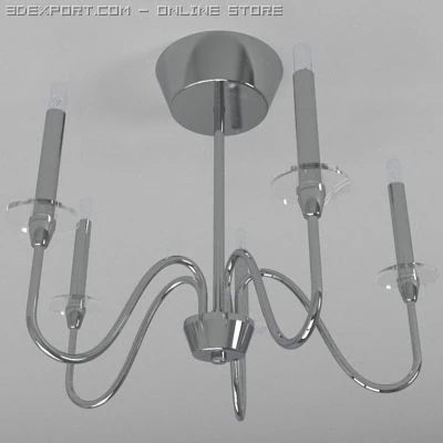 contemporary ceiling light 3D Model .c4d .max .obj .3ds .fbx .stl .blend