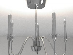 contemporary ceiling light 3D 模型