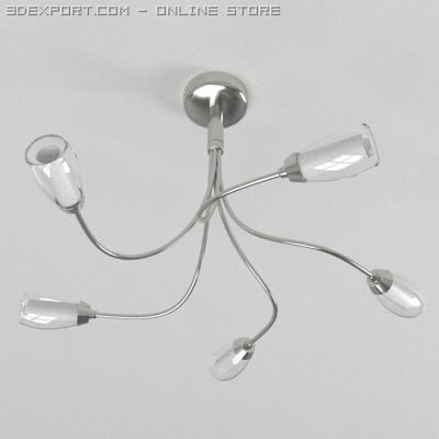 contemporary ceiling light 3D 모델 .c4d .max .obj .3ds .fbx .stl .blend 