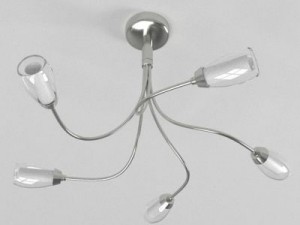 contemporary ceiling light 3D Модель