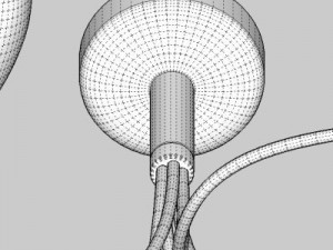contemporary ceiling light 3D 모델
