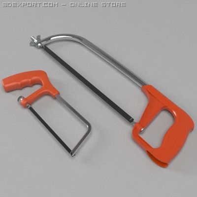 hacksaws 3D-Modell .c4d .max .obj .3ds .fbx .stl .blend 