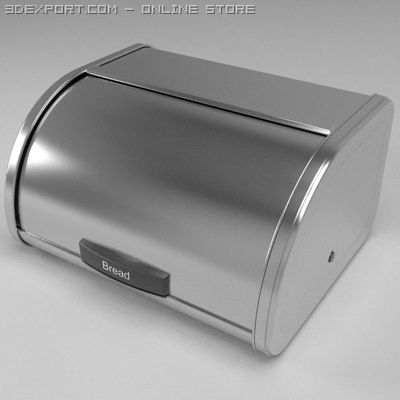 bread box Model 3D .c4d .max .obj .3ds .fbx .stl .blend 