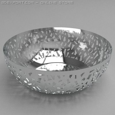 fruit bowl 3D 模型 .c4d .max .obj .3ds .fbx .stl .blend 