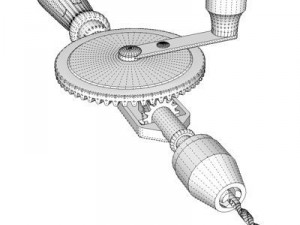 hand drill 3D 模型