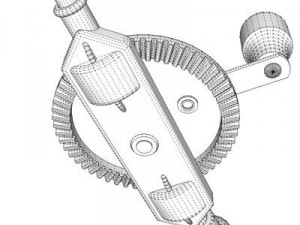 hand drill 3D 模型