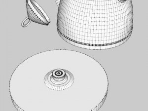 kettle  toaster set Modelo 3D