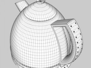 kettle  toaster set Modelo 3D