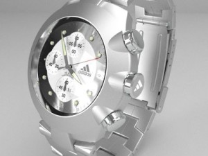 chronograph watch 3D Model