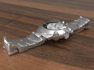 chronograph watch 3D 모델