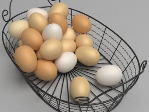 egg basket 3D Модель
