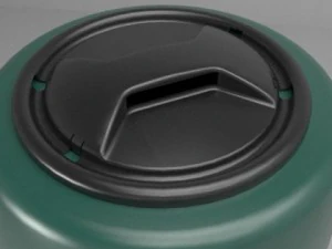 Regentonne 3D Modell