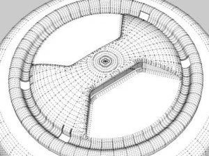 Regentonne 3D Modell