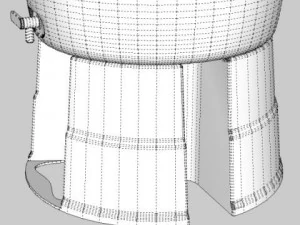 Regentonne 3D Modell