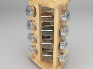 portaspezie Modello 3D