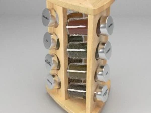 portaspezie Modello 3D