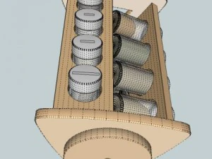 portaspezie Modello 3D
