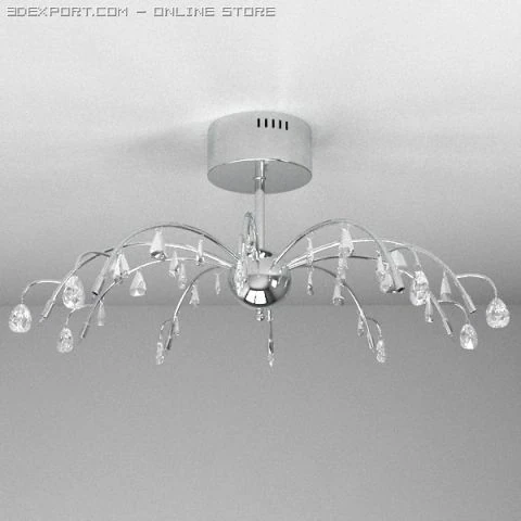 ceiling light 3D Model .c4d .max .obj .3ds .fbx .stl .blend