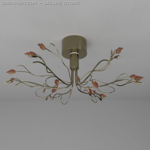 ceiling light 8 Modelo 3D .c4d .max .obj .3ds .fbx .stl .blend 