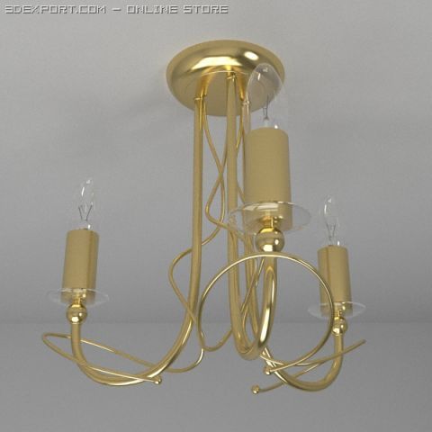 ceiling light 7 3D मॉडल .c4d .max .obj .3ds .fbx .stl .blend 