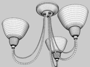plafonnier 9 Modèle 3D
