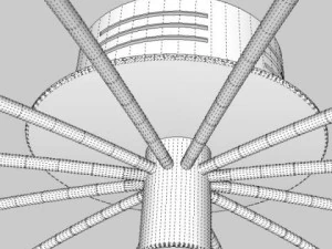 plafoniera 6 Modello 3D