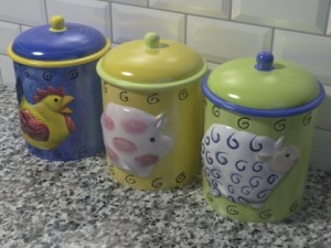 tea coffee sugar jars 3D Модель