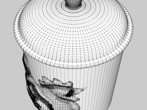 tea coffee sugar jars Model 3D