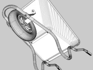 wheelbarrow 3D Model