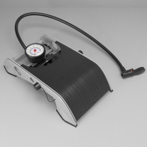 foot pump Modèle 3D .c4d .max .obj .3ds .fbx .stl .blend 