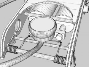 foot pump Modèle 3D