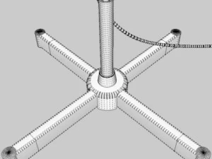 freestanding fan 3D Model