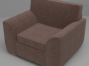 sofa  armchair set 3D 模型