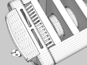pemanas portabel Model 3D