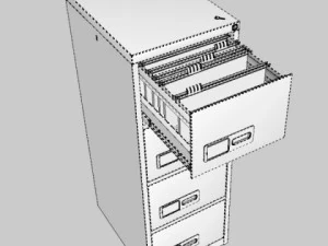 filing cabinet 3D Model