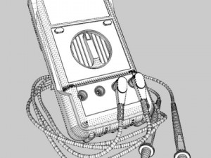 digital multimeter 3D Model