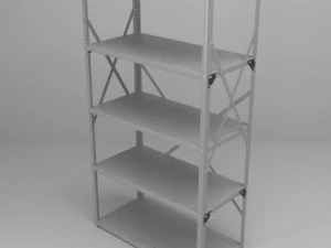 estantes de escrit&oacute;rio Modelo 3D