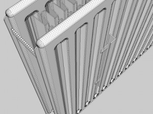 radiator pack 3D 模型