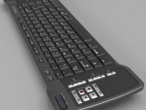 media center keyboard Modelo 3D