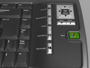media center keyboard 3D Model