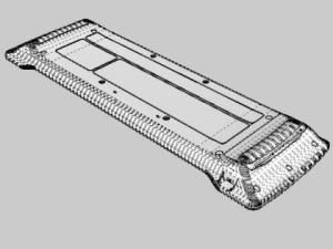 media center keyboard 3D Model