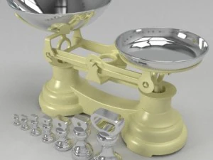 kitchen balance scales 3D Model