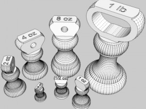 kitchen balance scales 3D मॉडल