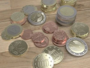 niemieckie monety euro Model 3D