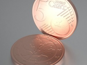 german euro coins 3D Model