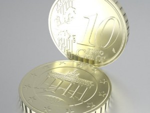 german euro coins 3D Model
