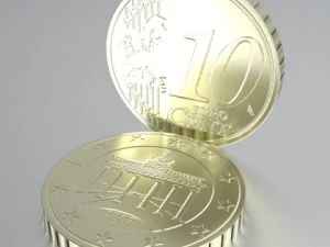 german euro coins 3D Model