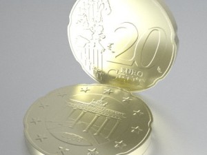 german euro coins 3D Model