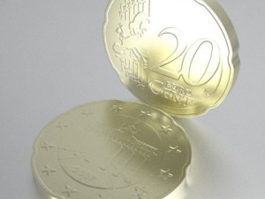 german euro coins 3D Model